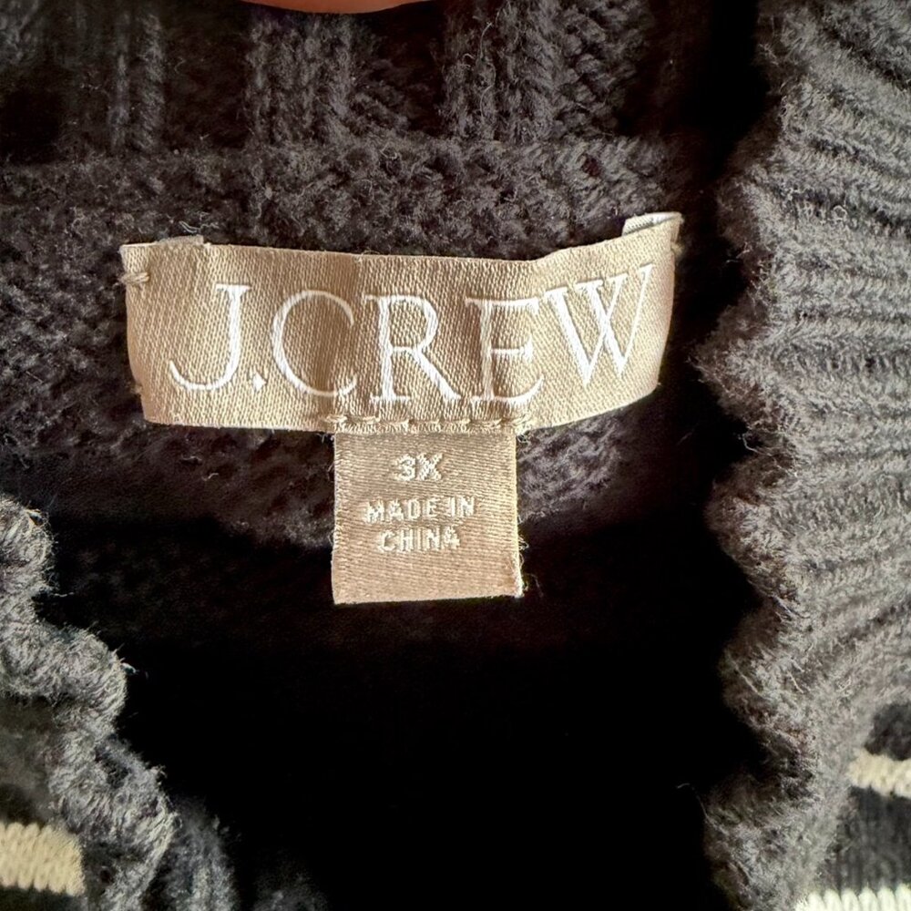 J.Crew Cotton turtleneck sweater in stripe - Picture 5 of 5